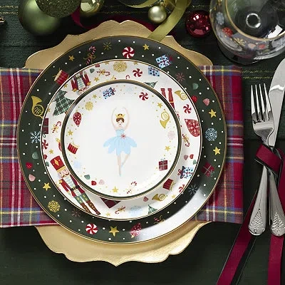 Kirkland's Lenox Nutcracker Ballet Dinner Plates In Multi