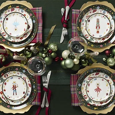Kirkland's Lenox Nutcracker Ballet Dinner Plates In Multi