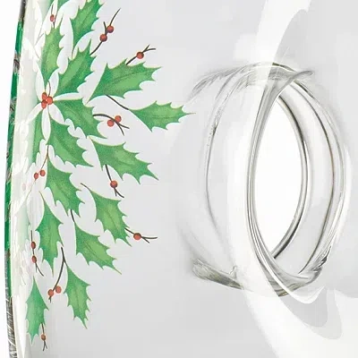 Kirkland's Lenox Holly Pierced Decanter In Transparent