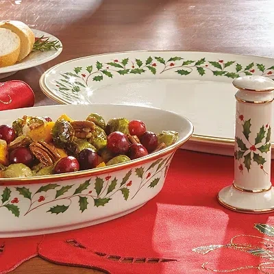 Kirkland's Lenox Holiday Open Vegetable Serving Bowl In Multi