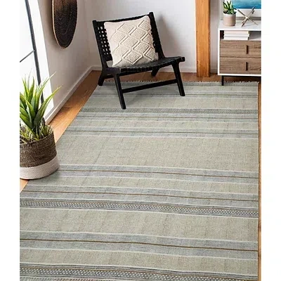 Kirkland's Dune Geometric Flat Weave Area Rug In Multi