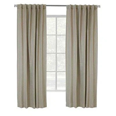 Kirkland's Galati Linen Dual Header Curtain Panel In Brown