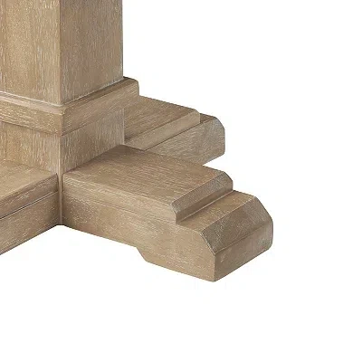 Kirkland's Joanna Rustic Brown Side Table In Brown