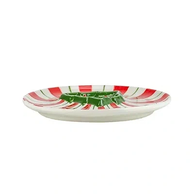 Kirkland's Peppermint Tree Chip & Dip Plate In Multi