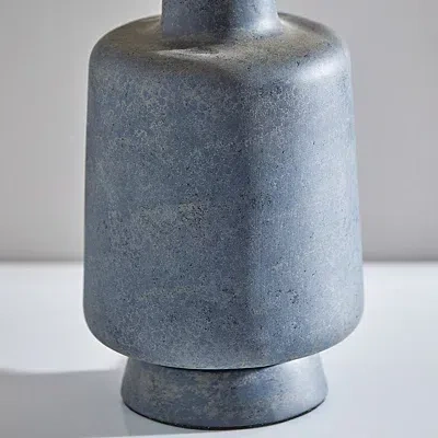 Kirkland's Weathered Stone Jug Table Lamp In Gray