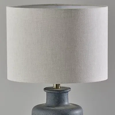 Kirkland's Weathered Stone Jug Table Lamp In Gray