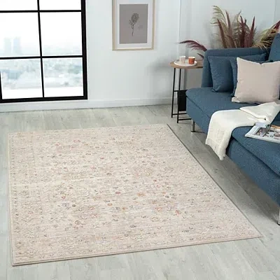 Kirkland's Subtle Pattern Area Rug In Neutral