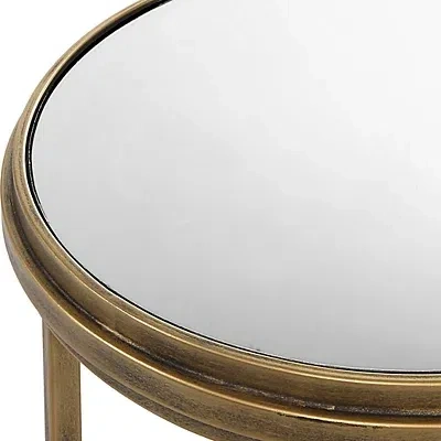 Kirkland's Nesting Side Table Set In Gold