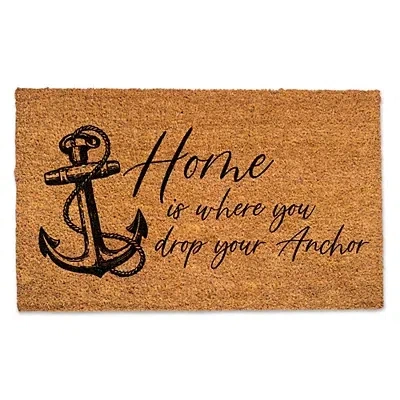 Kirkland's Home Is Where You Drop Your Anchor Doormat In Multi