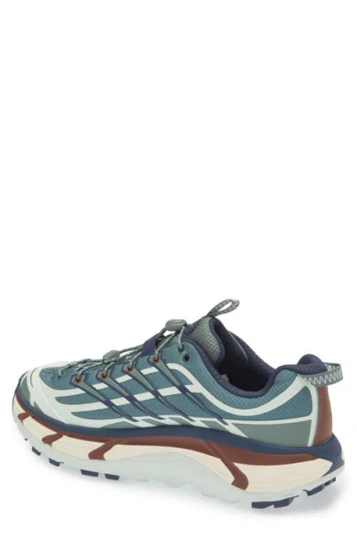 Hoka Mafate Three2 Wordmark Sneaker In Blue