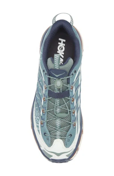 Hoka Mafate Three2 Wordmark Sneaker In Blue