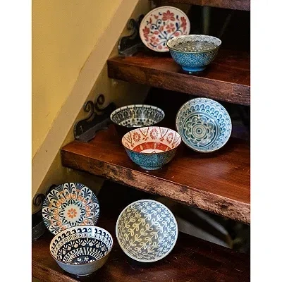 Kirkland's Bowl Set In Multi