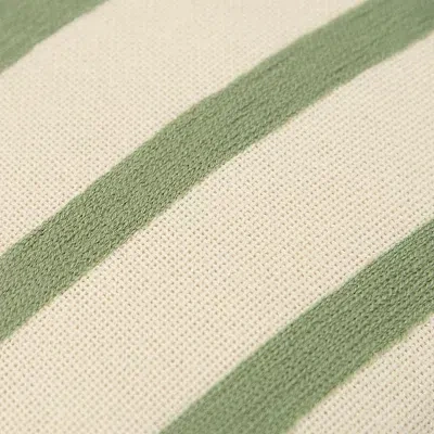 Kirkland's Asymmetrical Linear Throw Pillow In Green