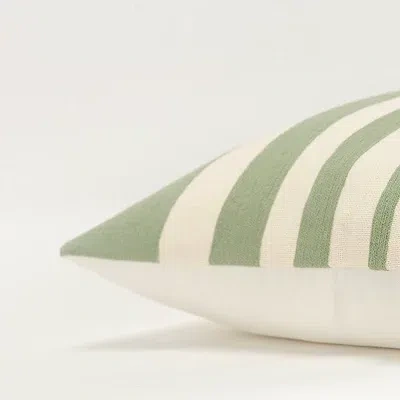 Kirkland's Asymmetrical Linear Throw Pillow In Green
