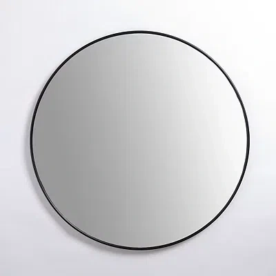 Kirkland's Nouveau Linear Round Mirror In Black