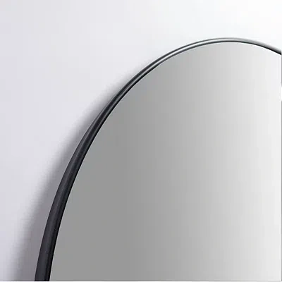 Kirkland's Nouveau Linear Round Mirror In Black