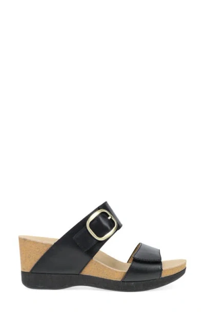 Dansko Shannon Platform Wedge Slide Sandal In Multi