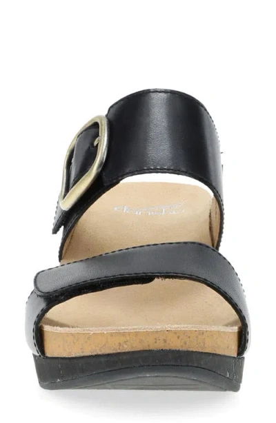 Dansko Shannon Platform Wedge Slide Sandal In Multi