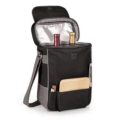 Kirkland's Vanderbilt Commodores Wine & Cheese Tote In Black