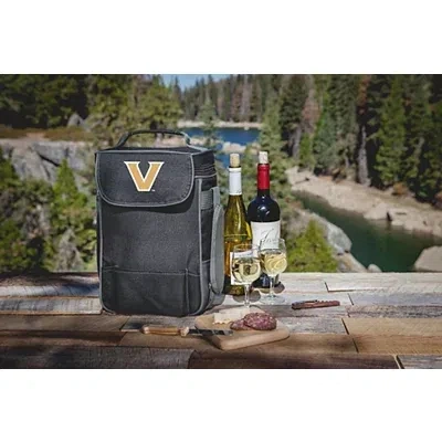 Kirkland's Vanderbilt Commodores Wine & Cheese Tote In Black