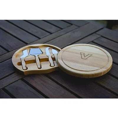 Kirkland's Vanderbilt University Cheese Board And Tool Set In Brown