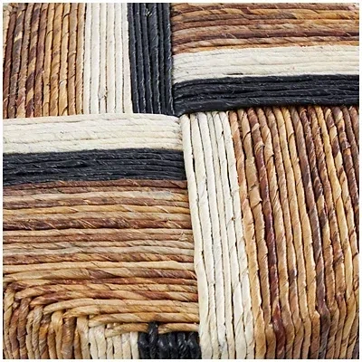 Kirkland's Banana Leaf Wrapped Accent Table In Multi