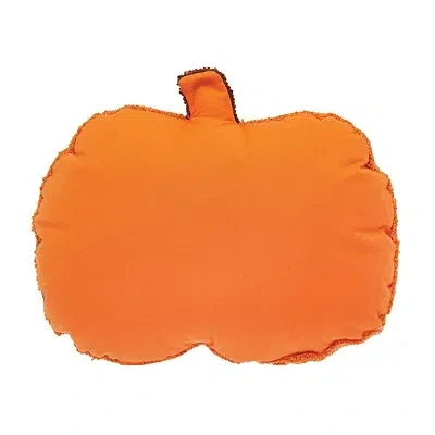 Kirkland's Jack-o-lantern Shaped Halloween Throw Pillow In Multi