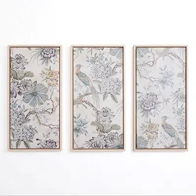 Kirkland's Birds On Branches Framed Canvas Prints In Multi