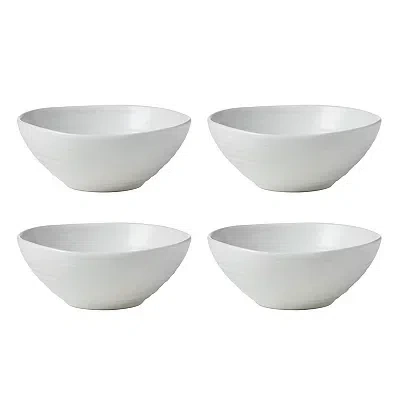 Kirkland's Stoneware Dinnerware Set In White