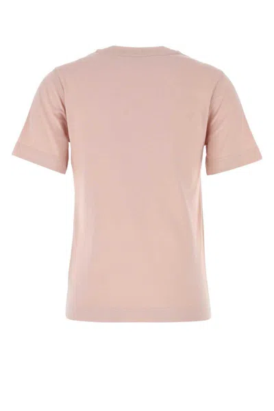 Burberry Pink Cotton T-shirt In Pink