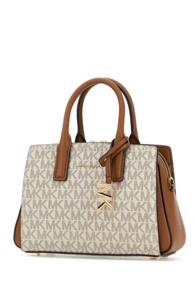 Michael Kors Small Canvas Laila Handbag With Gold-tone Hardware In Multi