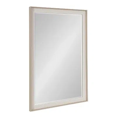 Kirkland's Neutral Linen Beveled Wall Mirror In Multi