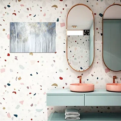 Kirkland's Forest Magic Canvas Art Print In Blue