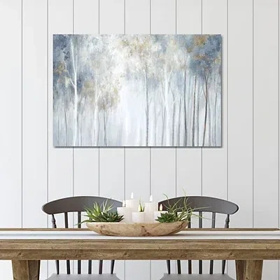 Kirkland's Forest Magic Canvas Art Print In Blue