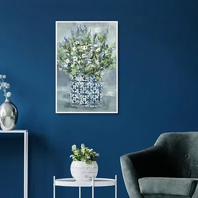 Kirkland's Mediterranean Bouquet Ii Framed Canvas Art Print In Multi