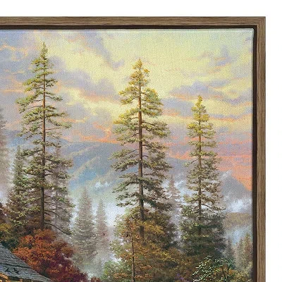 Kirkland's Peaceful Retreat Framed Canvas Art Print In Multi