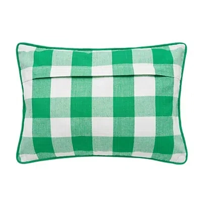 Kirkland's Luck Clovers Plaid Pillow In Multi
