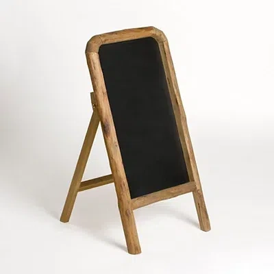 Kirkland's Rustic Wood Easel Chalkboard In Multi