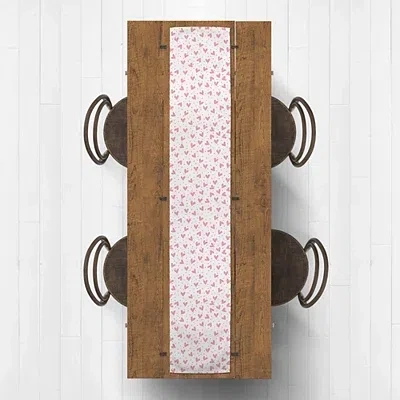 Kirkland's Polka Dot Hearts Table Runner In Multi