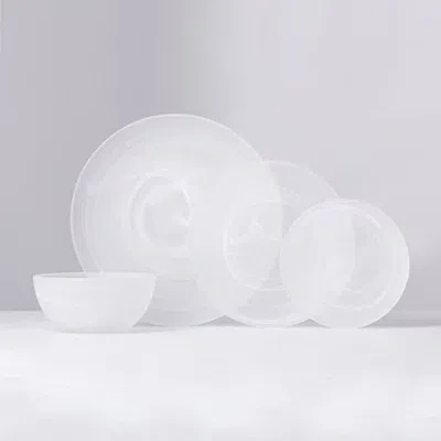 Kirkland's Dinner Plate Set In White
