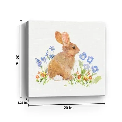 Kirkland's Easter Bunny Canvas Art Print In Multi