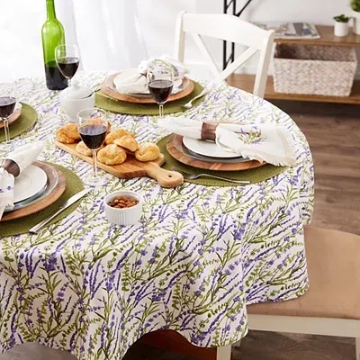 Kirkland's Lavender Fields Round Tablecloth In Multi