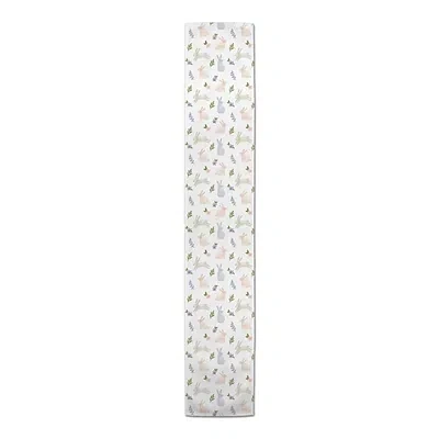 Kirkland's Botanical Bunny Table Runner In Multi