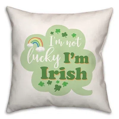 Kirkland's I'm Not Lucky Irish Throw Pillow In Multi