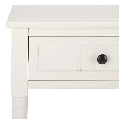 Kirkland's Carved 2-drawer Console Table In White