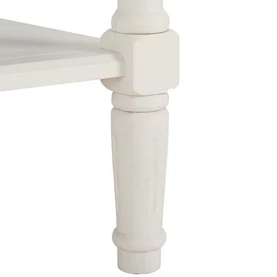 Kirkland's Carved 2-drawer Console Table In White