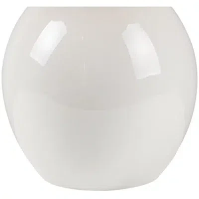 Kirkland's Stella White Mini Table Lamp With Woven Shade In White