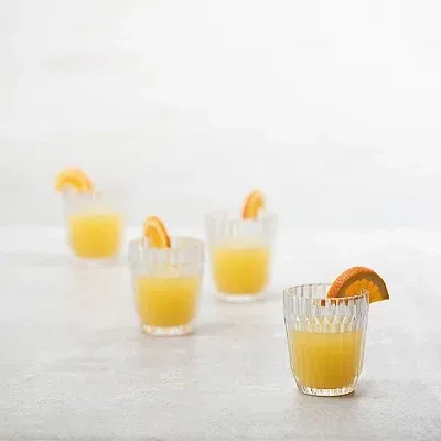 Kirkland's Fortessa Clear Archie Short Glasses In Transparent