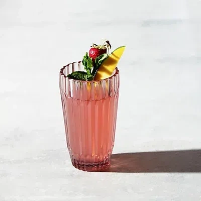 Kirkland's Fortessa Pink Archie Tall Glasses In Pink