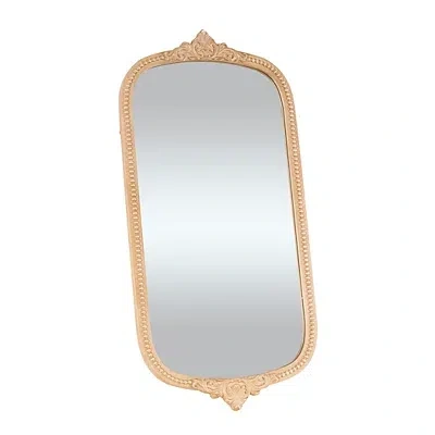 Kirkland's Beaded Scroll Frame Wall Mirror In Gold